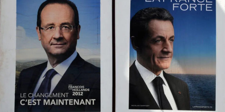 hollande sarkozy présidentielles france 2012
